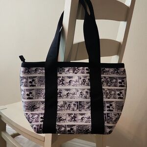 Harveys Seatbelt Disney Couture Comic Strip Black White Bpat Tote Purse